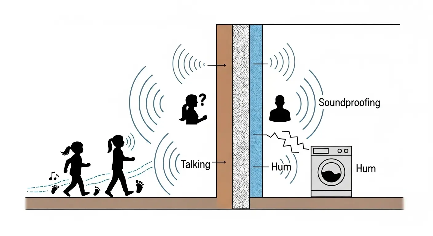 集合住宅の生活騒音の種類と対策のイメージ