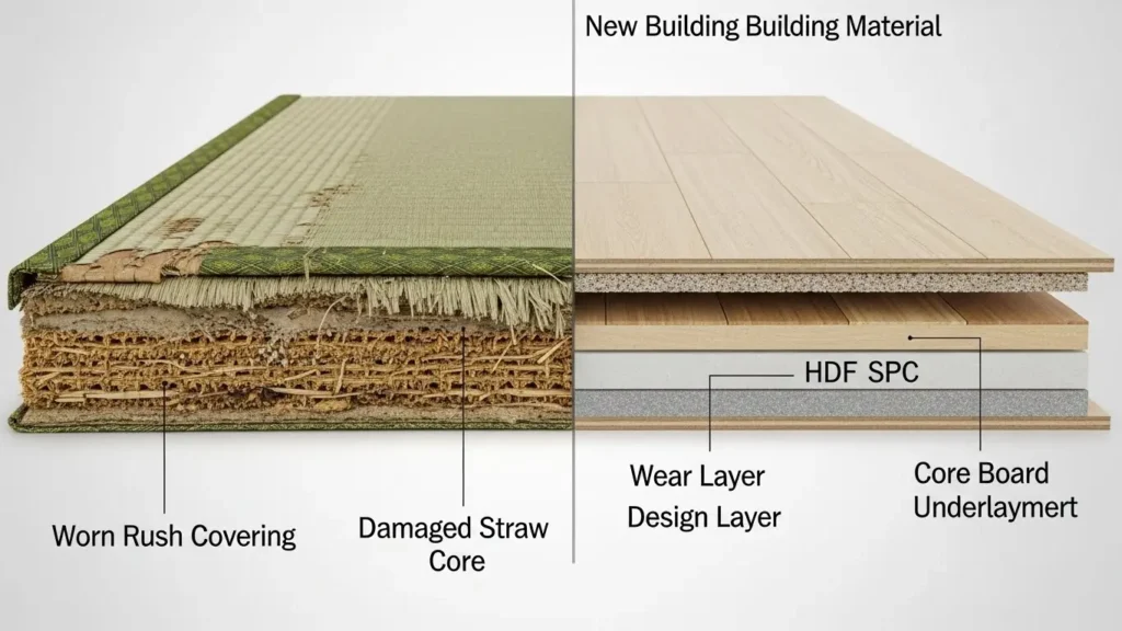 畳の新調と表替えの判断基準